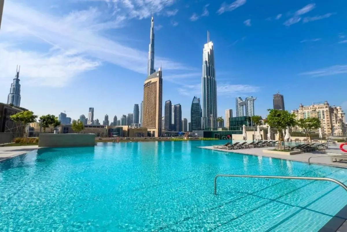 Vibrant Luxe Burj Khalifa Views-Dubai Mall Access By Maxx Value Homes 公寓 迪拜