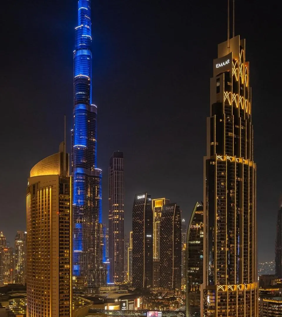 公寓 Vibrant Luxe Burj Khalifa Views-Dubai Mall Access By Maxx Value Homes